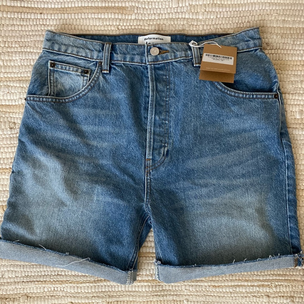 Reformation Allie Denim Shorts size 29